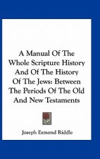 A Manual Of The Whole Scripture History And Of The History Of The Jews: Between The Periods Of The Old And New Testaments