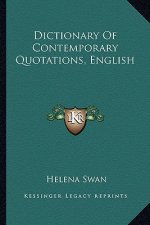 Dictionary of Contemporary Quotations, English