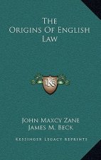 The Origins of English Law