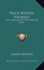 Peace Within Yourself: The Meaning of the Book of John