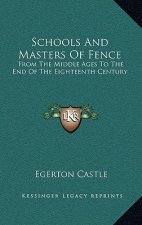 Schools and Masters of Fence: From the Middle Ages to the End of the Eighteenth Century