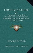 Primitive Culture V1: Researches Into the Development of Mythology, Philosophy, Religion, Language, Art and Custom