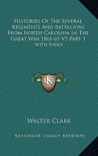 Histories of the Several Regiments and Battalions from North Carolina in the Great War 1861-65 V5 Part 1: With Index