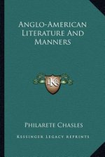 Anglo-American Literature and Manners