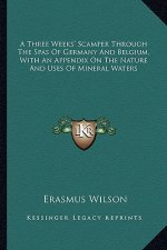 A Three Weeks' Scamper Through the Spas of Germany and Belgium, with an Appendix on the Nature and Uses of Mineral Waters