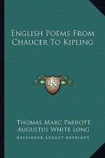 English Poems from Chaucer to Kipling