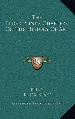 The Elder Pliny's Chapters On The History Of Art