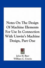 Notes On The Design Of Machine Elements For Use In Connection With Unwin's Machine Design, Part One