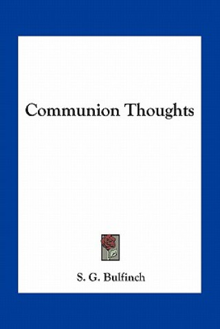 Communion Thoughts