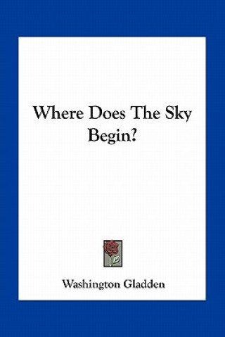 Where Does the Sky Begin?