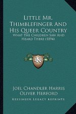 Little Mr. Thimblefinger and His Queer Country: What the Children Saw and Heard There (1894)