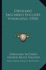 Girolamo Saccheri's Euclides Vindicatus (1920)