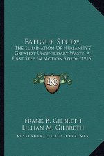 Fatigue Study: The Elimination of Humanity's Greatest Unnecessary Waste; A the Elimination of Humanity's Greatest Unnecessary Waste;