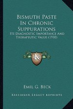 Bismuth Paste in Chronic Suppurations: Its Diagnostic Importance and Therapeutic Value (1910)