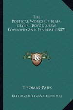 The Poetical Works of Blair, Glynn, Boyce, Shaw, Lovibond Anthe Poetical Works of Blair, Glynn, Boyce, Shaw, Lovibond and Penrose (1807) D Penrose (18