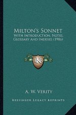 Milton's Sonnet: With Introduction, Notes, Glossary and Indexes (1906)