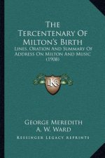 The Tercentenary of Milton's Birth: Lines, Oration and Summary of Address on Milton and Music (1908)