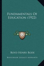 Fundamentals of Education (1922)