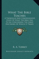 What the Bible Teaches: A Thorough and Comprehensive Study of What the Bible Has to Say Concerning the Great Doctrines of Which It Treats (189