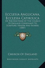 Ecclesia Anglicana, Ecclesia Catholica: Or the Doctrine of the Church of England Consonant to Scripture, Reason and Fathers (1847)