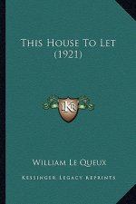 This House to Let (1921)