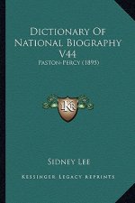 Dictionary of National Biography V44: Paston-Percy (1895)