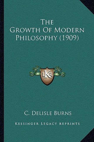 The Growth of Modern Philosophy (1909) the Growth of Modern Philosophy (1909)