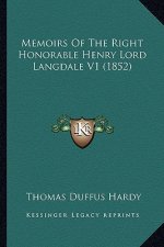 Memoirs of the Right Honorable Henry Lord Langdale V1 (1852)