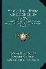 Songs That Every Child Should Know: A Selection of the Best Songs of All Nations for Young People (1907)