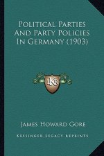 Political Parties and Party Policies in Germany (1903)