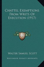 Chattel Exemptions from Writs of Execution (1917)