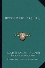 Record No. 33 (1915)