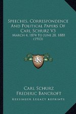 Speeches, Correspondence and Political Papers of Carl Schurz V3: March 4, 1874 to June 28, 1880 (1913)