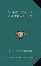 What I Saw in America (1922)