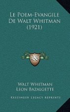 Le Poem-Evangile de Walt Whitman (1921)