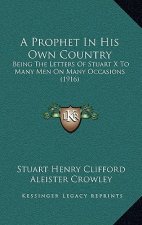 A Prophet in His Own Country: Being the Letters of Stuart X to Many Men on Many Occasions (1916)