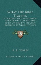 What the Bible Teaches: A Thorough and Comprehensive Study of What the Bible Has to Say Concerning the Great Doctrines of Which It Treats (189