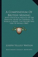 A Compendium Of British Mining: With Statistical Notices Of The Principal Mines In Cornwall, To Which Is Added, The History And Uses Of Metals (1843)