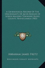 A Genealogical Record of the Descendants of Jacob Beidler of Lower Milford Township, Bucks County, Pennsylvania (1903)