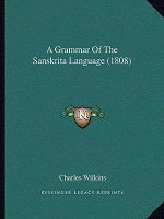 A Grammar of the Sanskrita Language (1808)
