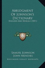 Abridgment of Johnson's Dictionary: English and Bengali (1851)