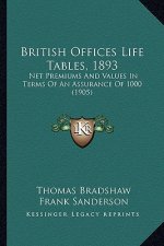 British Offices Life Tables, 1893: Net Premiums and Values in Terms of an Assurance of 1000 (1905)