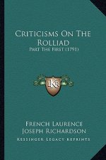 Criticisms on the Rolliad: Part the First (1791)