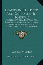 Deaths in Childbed and Our Lying-In Hospitals: Together with a Proposal for Establishing a Model Maternity Institution for Affording Clinical Instruct