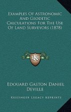 Examples of Astronomic and Geodetic Calculations for the Use of Land Surveyors (1878)