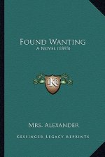 Found Wanting: A Novel (1893)
