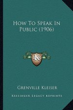 How to Speak in Public (1906)