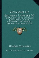 Opinions of Eminent Lawyers V1: On Various Points of English Jurisprudence, Chiefly Concerning the Colonies, Fisheries, and Commerce of Great Britain