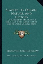 Slavery, Its Origin, Nature, and History: Considered in the Light of Bible Teachings, Moral Justice, and Political Wisdom (1861)