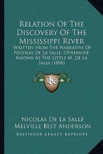 Relation of the Discovery of the Mississippi River: Written from the Narrative of Nicolas de La Salle, Otherwise Known as the Little M. de La Salle (1